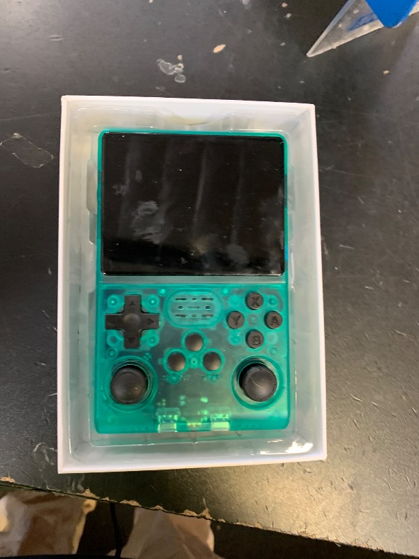 Photo 1 of NON FUNCTIONAL - PARTS ONLY -------------------------------------------------------------ONYAERS R40s Pro Handheld Game Console, Retro Gaming Console with 3.5-in IPS Screen, 256GB Memory Built-in 30,000 HD Video Games, Portable Video Game Consoles with 38