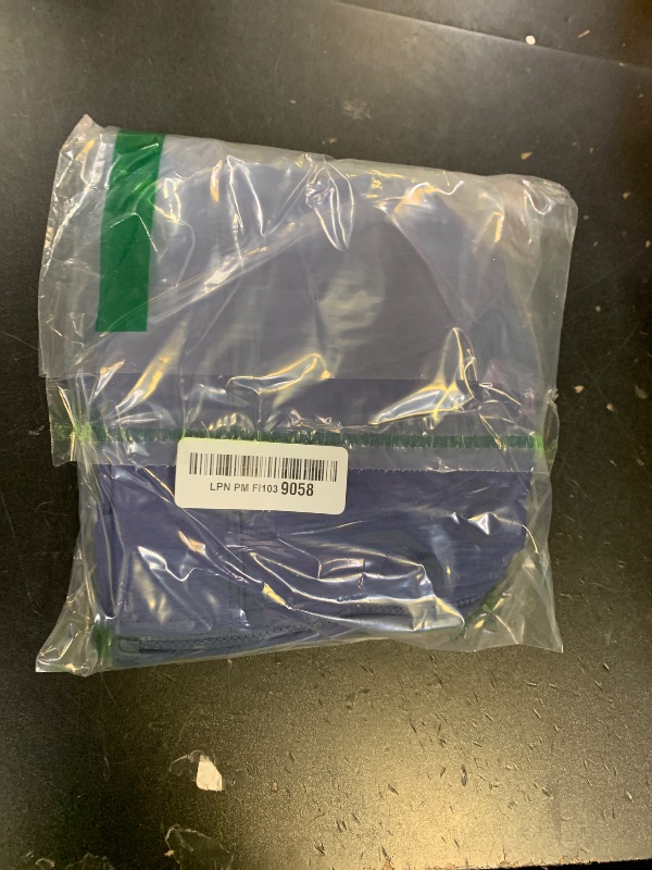 Photo 1 of VFUS Adjustable High Impact Sports Bras for Women Zip Front Full Coverage and Lift Padded Compression Tops (X-Large, Navy)