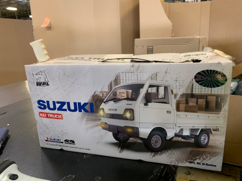 Photo 1 of HLSFWDRIVE RC Kei Truck WPL D14 RC Car Off Road RTR Suzuki 1/10 Scale Remote Control Kei Truck RC Drift Car 4x4 2.4 GHz 280 Motor Fully Proportional Carry Vehicle Revised Chassis 4WD Hobby Toy Adult