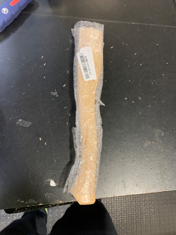 Photo 1 of 1 pack American Hickory Axe handle replacement for 14" axes that use 1-1/4 pound heads Complete Set with Wooden and Steel Wedges - Hatchet handle replacement - hickory hatchet handle replacement axe