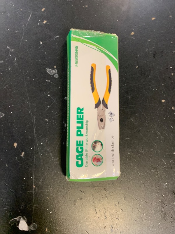 Photo 1 of Wire Cage Clips Plier,Hog Ring Plier for Rabbit Cage Pet Wire Cage Building Installation Tool