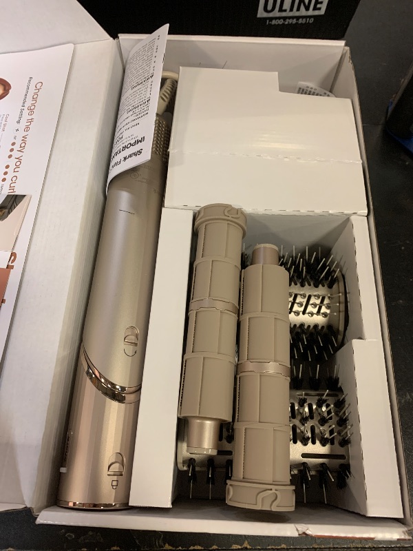 Photo 1 of Shark HD430 FlexStyle Air Styling & Drying System, Powerful Hair Dryer Brush & Multi-Styler with Auto-Wrap Curlers, Paddle Brush, Oval Brush, Concentrator Attachment, Stone