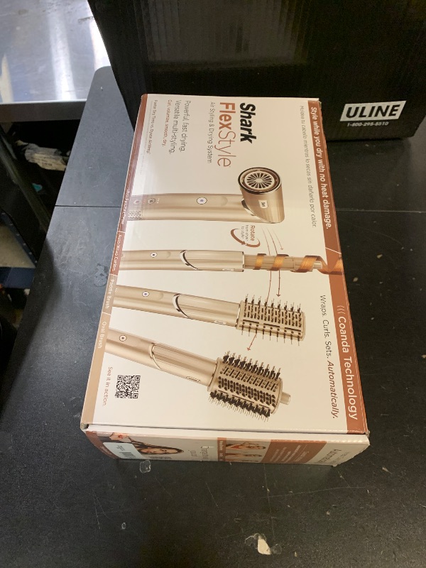 Photo 1 of Shark HD430 FlexStyle Air Styling & Drying System, Powerful Hair Dryer Brush & Multi-Styler with Auto-Wrap Curlers, Paddle Brush, Oval Brush, Concentrator Attachment, Stone