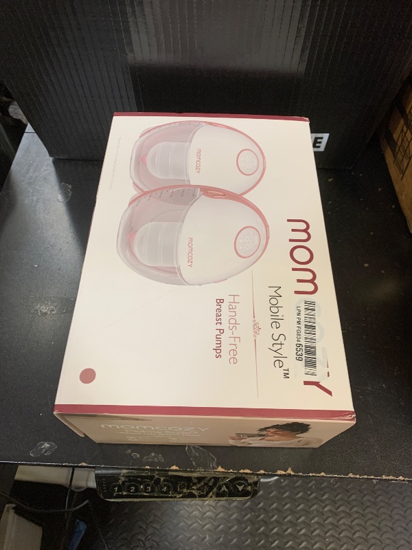 Photo 1 of Momcozy Breast Pump Hands Free Mobile Style | M6, Wearable Breastfeeding Pump Ideal Rhythm for More Milk, DoubleFit Flange More Fit & Discreet with 3 Modes & 9 Levels, 24mm - 2 Pack Cozy Red