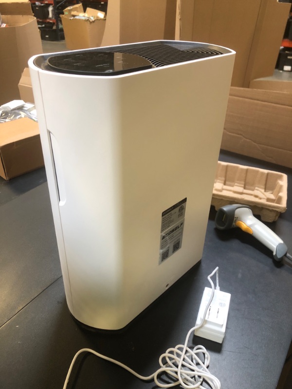 Photo 1 of Powerful Air Purifiers for Home Large Room Up to 2400 Ft², ECOSELF HEPA Air Purifier with PM 2.5 Air Quality Display 20dB Sleep Mode, Air Purifiers for Bedroom Office Living Room HAP602 White