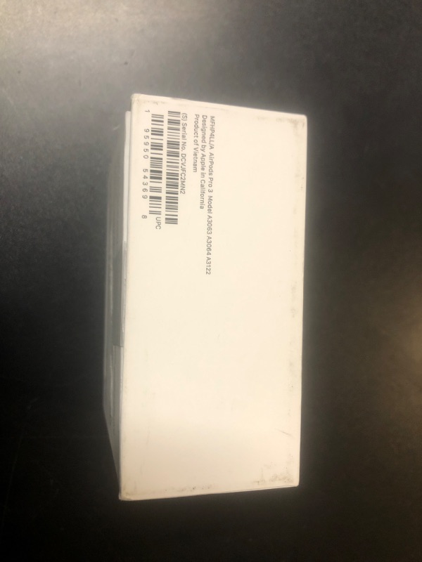 Photo 1 of Apple AirPods Pro 3 Wireless Earbuds, Active Noise Cancellation, Live Translation, Heart Rate Sensing, Hearing Aid Feature, Bluetooth Headphones, Spatial Audio, High-Fidelity Sound, USB-C Charging