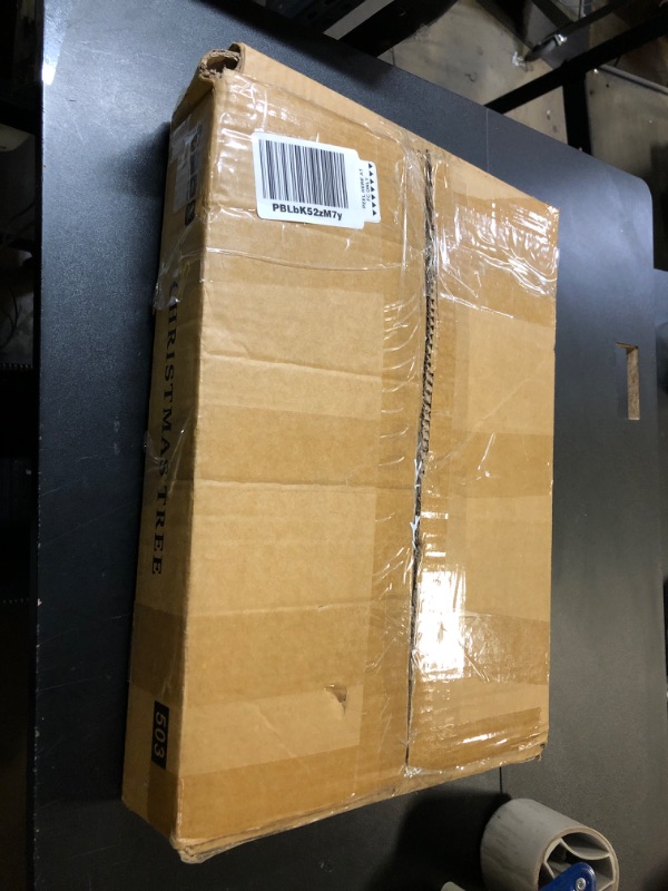 Photo 1 of Kadunmina 4FT White Christmas Tree with Standalone String Lights – Small Artificial Lighted Xmas Tree with 122 Branch Tips, Non-Pre-Lit Slim White Mini Tree for Indoor & Party Décor