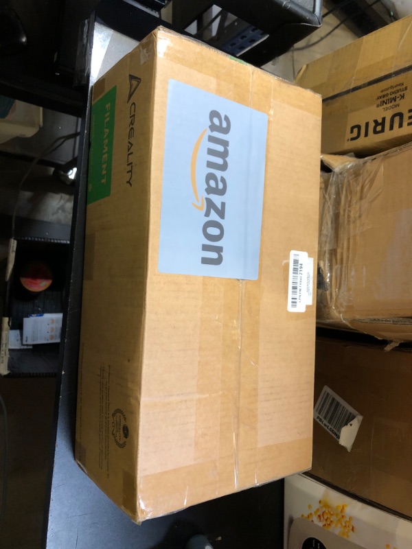 Photo 1 of *********READ CLERK NOTES**********  
Creality 3D Printer Filament 1.75mm 4KG, PLA Filament Bulk +/- 0.02mm, 4 Pack 1kg Spool(2.2lbs) 3D Printing Filament Fits for Most FDM 3D Printers,4 Black