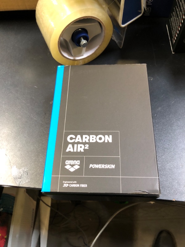 Photo 1 of ARENA Powerskin Carbon Air2 Men's Racing Jammer Athletic Tech Suit Competitive Racing Swimsuit Endurance Swimwear, Electric Blue/Dark Gray/Fluo Yellow, US Size 30