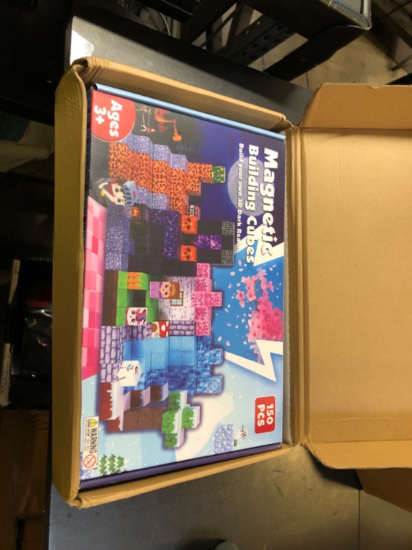 Photo 1 of JUBSKIE 300 PCS Magnetic Blocks, Magnetic Cubes, Building Construction Toys for Kids Over 3 Years STEM Montessori, Boys and Girls Christmas Birthday Gifts, Magnet Blocks