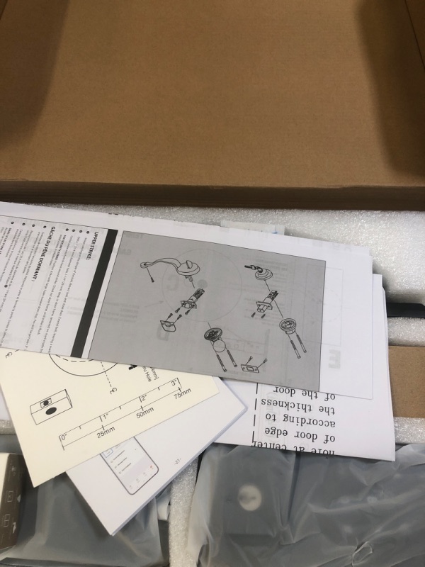 Photo 1 of CINOP Smart Locks for Front Door with Handle Set, App Control, WiFi Front Door Lock Touchscreen keypad, Keyless Entry Door Lock Fingerprint Deadbolt, Auto Lock (Black)