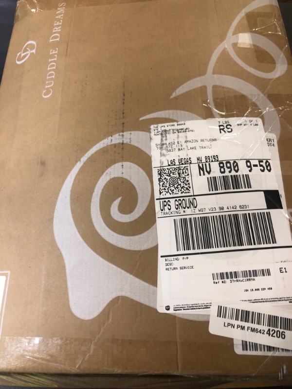 Photo 1 of CUDDLE DREAMS Wool Comforter Duvet Insert, 100% Australian Wool Filling with Soft Noiseless Cotton Shell, Natural Warmth (Heavyweight for Winter, Twin)