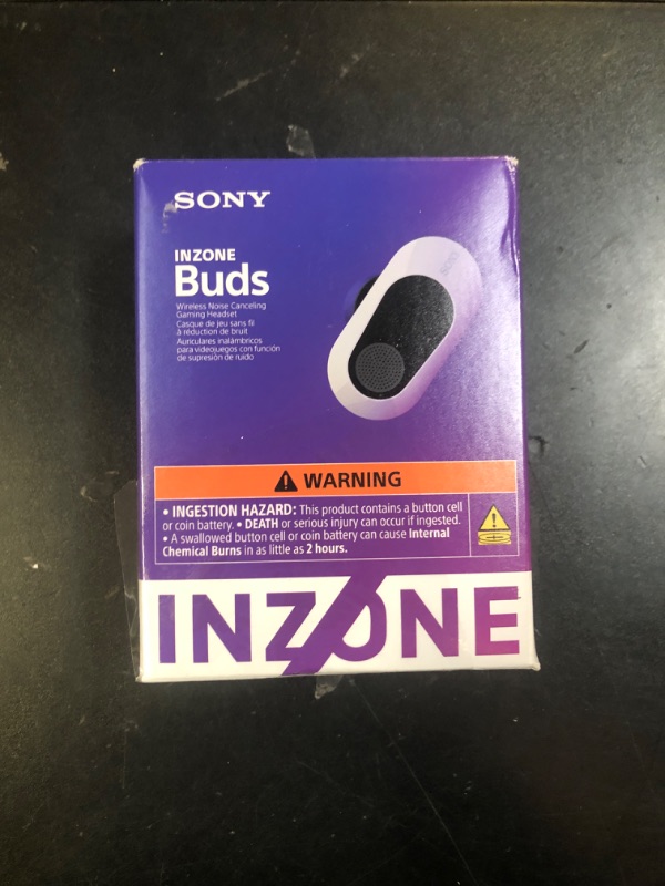 Photo 1 of Sony Inzone s Wireless Gaming Earbuds, Perfect for PlayStation® 5, for PC/PS5/Switch/Mobile, 48Hr Battery with Case, Noise Canceling, 360 Spatial Sound, 2.4GHz USB-C Dongle, WF-G700N White