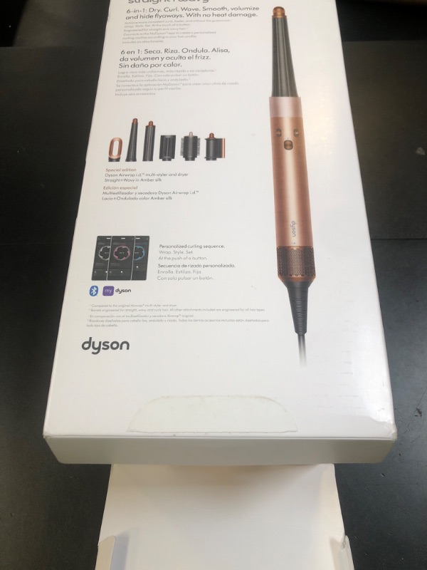 Photo 1 of Dyson Airwrap i.d. Multi-Styler, Allure Winner, Bluetooth Connected, No Heat Damage, 6-in-1 Versatility, Intelligent Hair Styler