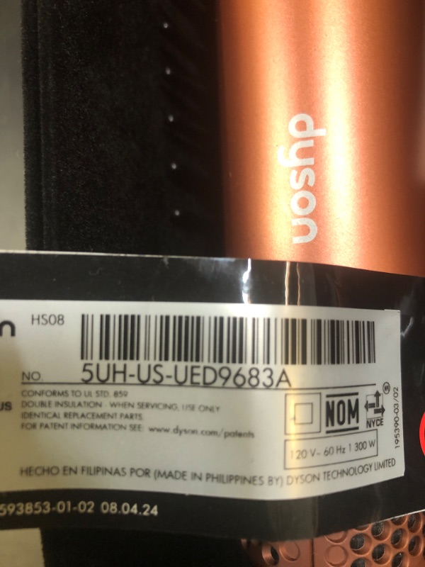 Photo 1 of Dyson Airwrap i.d. Multi-Styler, Allure Winner, Bluetooth Connected, No Heat Damage, 6-in-1 Versatility, Intelligent Hair Styler