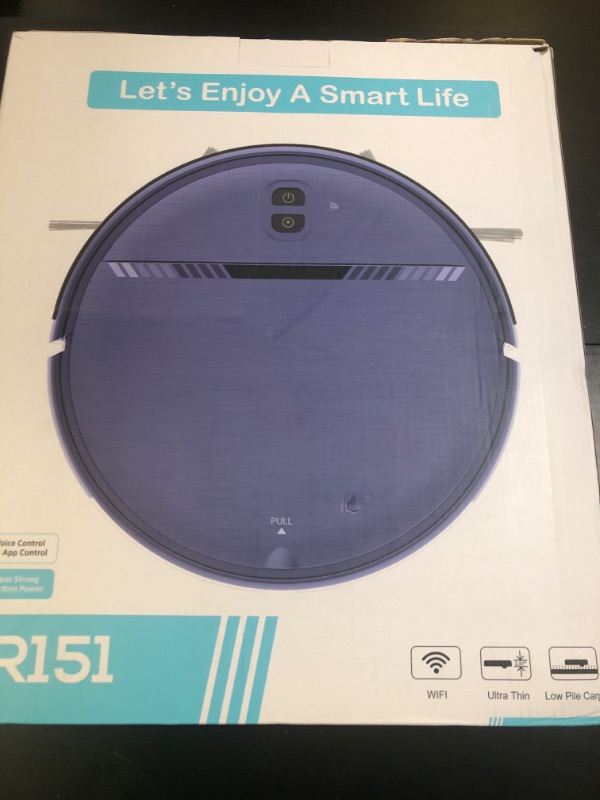 Photo 1 of XIEBro Life Robot Vacuum and Mop Combo, Robotic Vacuum Cleaner 2 in 1 with WiFi/App/Voice, Schedule, Water Tank and Dustbin, Self-Charging, Slim, Ideal for Hard Floor, Pet Hair, Carpet