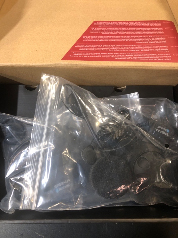 Photo 1 of Sena SMH10D-11 Motorcycle Bluetooth Headset/Intercom Communication System with Universal Microphone Kit (Dual)