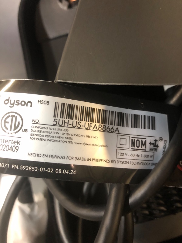 Photo 1 of Dyson Airwrap i.d. Multi-Styler, Allure Winner, Bluetooth Connected, No Heat Damage, 6-in-1 Versatility, Intelligent Hair Styler