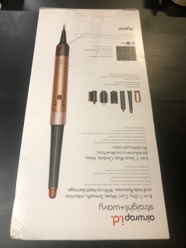 Photo 1 of Dyson Airwrap i.d. Multi-Styler, Allure Winner, Bluetooth Connected, No Heat Damage, 6-in-1 Versatility, Intelligent Hair Styler