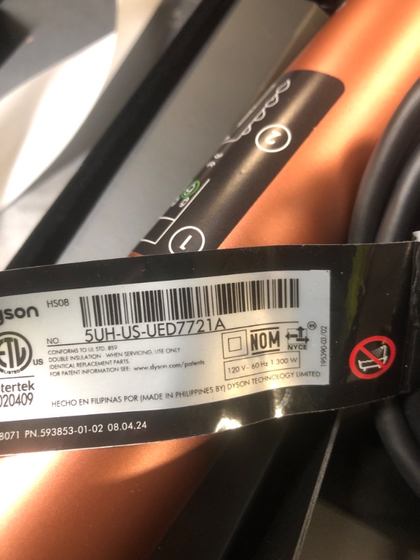 Photo 1 of Dyson Airwrap i.d. Multi-Styler, Allure Winner, Bluetooth Connected, No Heat Damage, 6-in-1 Versatility, Intelligent Hair Styler