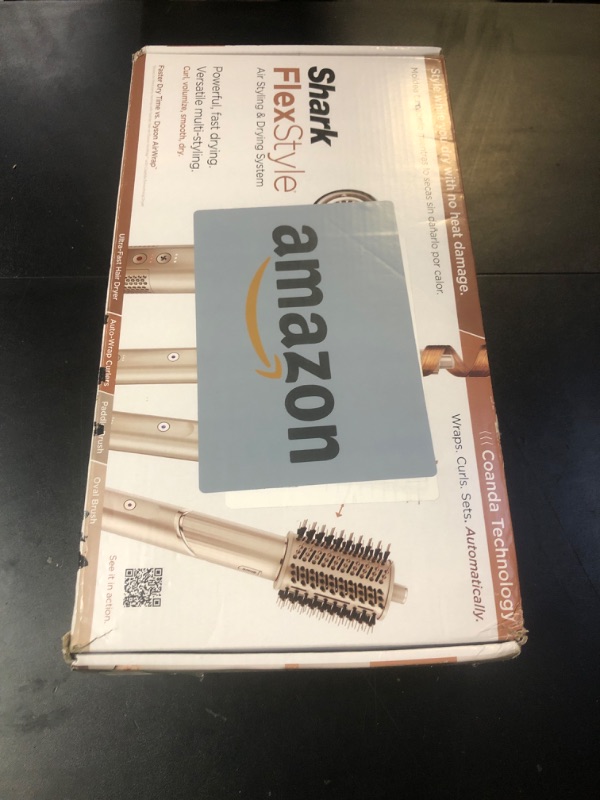 Photo 1 of Shark HD430 FlexStyle Air Styling & Drying System, Powerful Hair Dryer Brush & Multi-Styler with Auto-Wrap Curlers, Paddle Brush, Oval Brush, Concentrator Attachment, Stone