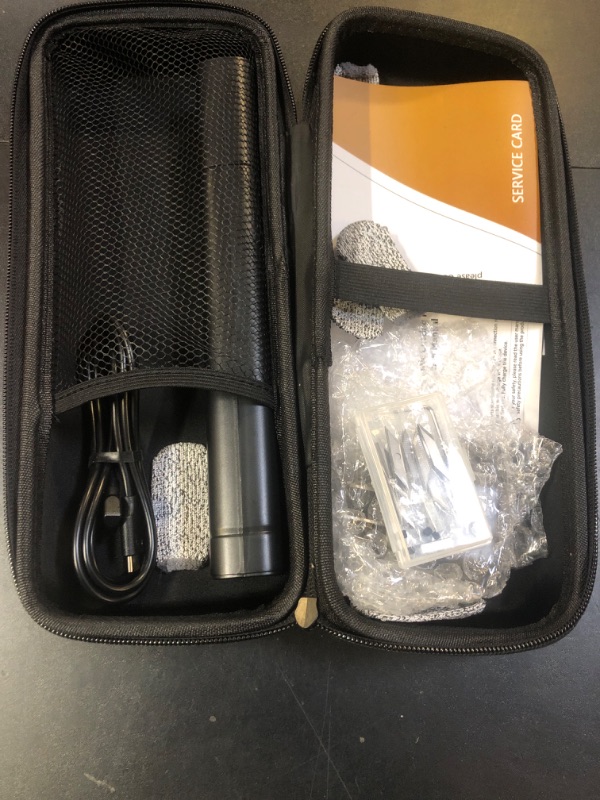 Photo 1 of Bonvoisin Ultrasonic Cutter Knife Crodless Handheld 30W 40KHz with Rechargeable Battery, 50 Replacement Blades for Plastic, Acrylic, Carbon Fiber Sheets, Thin Circuit Boards, 3D Printed Models