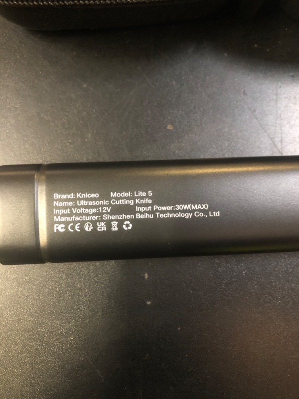 Photo 1 of Bonvoisin Ultrasonic Cutter Knife Crodless Handheld 30W 40KHz with Rechargeable Battery, 50 Replacement Blades for Plastic, Acrylic, Carbon Fiber Sheets, Thin Circuit Boards, 3D Printed Models