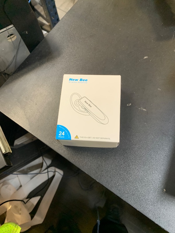 Photo 1 of [2 Pack] Bluetooth Earpiece Wireless Handsfree Headset V5.0 24 Hrs Driving with Mic 60 Days Standby Bluetooth Headset for iPhone Android Samsung Driver