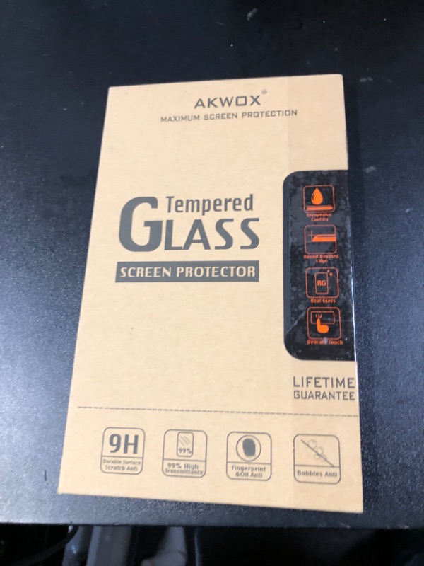 Photo 1 of AKWOX Screen Protector Compatible with PS Vita 2000 (Pack of 2), Premium HD Clear 9H Tempered Glass Screen Protective Film Max Clarity High Touch Accuracy Film
