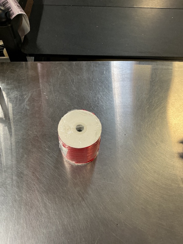 Photo 1 of 1/8 Inch x 870 Yards Red Thin Solid Satin Ribbon Giant Spool Double Face Woven Polyester Fabric Ribbons for Crafts Hanging Tags Invitation Card Balloons Bouquet Hair Gift Wrapping Party Decoration