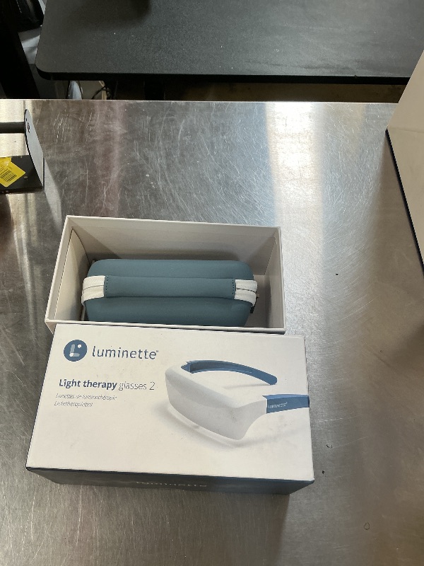 Photo 1 of Luminette 2 Light Therapy Glasses (Updated 2024) - Wearable Happy Lamp - Natural Relief for Sleep Problems, Seasonal Mood Disorders, and Jet Lag - Portable Daylight Lamp