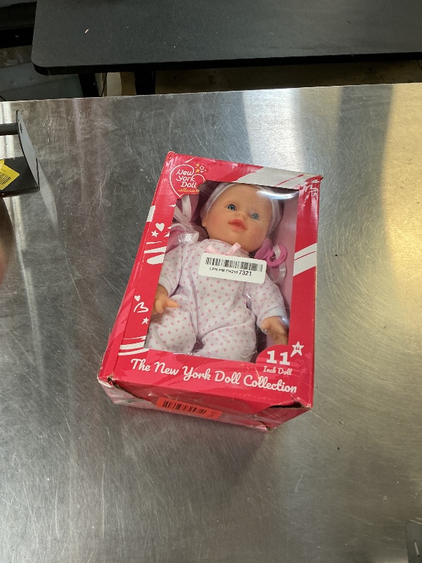 Photo 1 of 11 inch Soft Body Boy Baby Doll in Gift Box - Doll Pacifier Included -Toy Dolls for Boys and Toddlers (Caucasian)