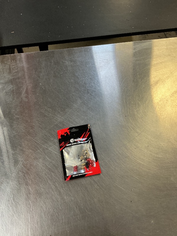 Photo 1 of **2 PIECES** INJORA 43mm Shocks Aluminum Threaded Tele Absorber Damper Upgrades Parts Accessories for Axial SCX24 Gladiator Deadbolt C10 (Red)