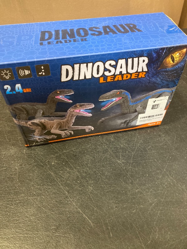 Photo 1 of Bokigibi Dinosaur Toys, Realistic Remote Control Dinosaur for Kids 3-5, 2.4GHZ, Walking, Rechargeable, 3D Eyes, 3 Sound Effects, Demo Function, Sturdy, Jurassic Toys for Kids 3+, Red