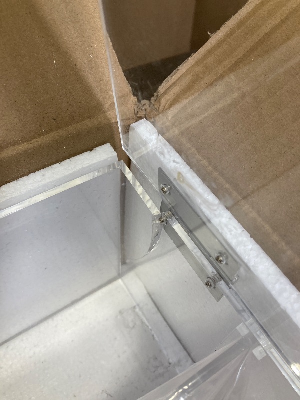 Photo 1 of Acrylic Display Case with Lock – Acrylic Storage Chest for Figures, Collectibles, Jewelry, Expensive Items & More – Secure and Organized Storage (Removable Shelves-A, Rectangle)