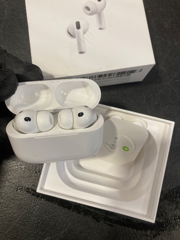 Photo 1 of Apple AirPods Pro 3 Wireless Earbuds, Active Noise Cancellation, Live Translation, Heart Rate Sensing, Hearing Aid Feature, Bluetooth Headphones, Spatial Audio, High-Fidelity Sound, USB-C Charging