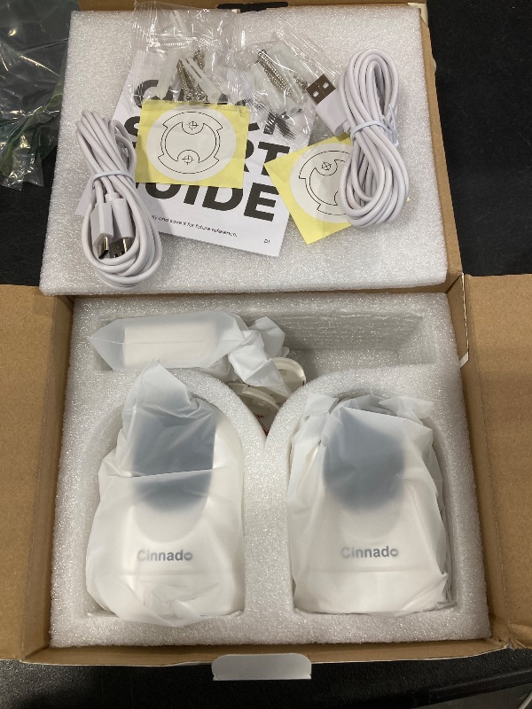 Photo 1 of 2K Indoor Security Camera-Baby Monitor with 2.4G WiFi Camera and Audio, Siren/Night Vision for Home/Pet/Nanny/Cat, 24/7 SD Card Storage, Cloud (Optional), Compatible with Alexa & Google Home, D1 2P