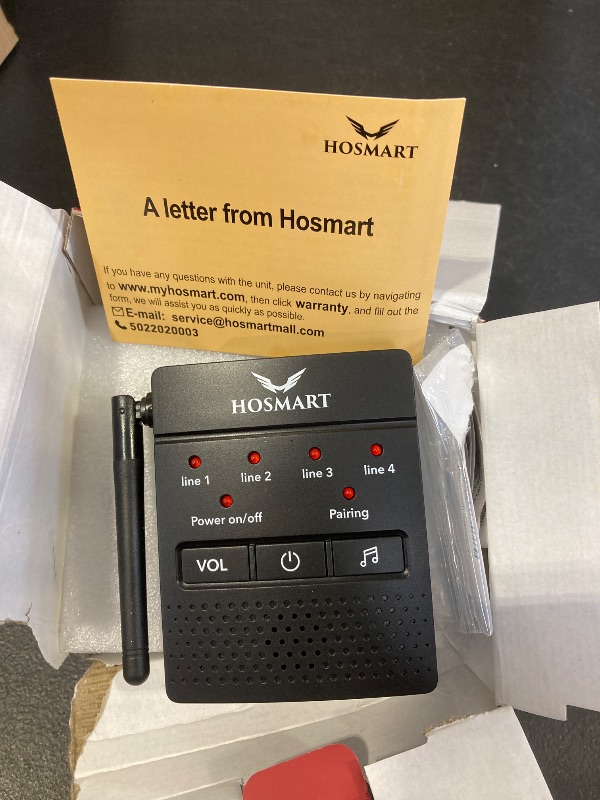 Photo 1 of 1/2 Mile Hosmart Driveway Alarm Wireless Sensor System & Driveway Sensor Alert System Weatherproof Security Outdoor Motion Sensor & Detector