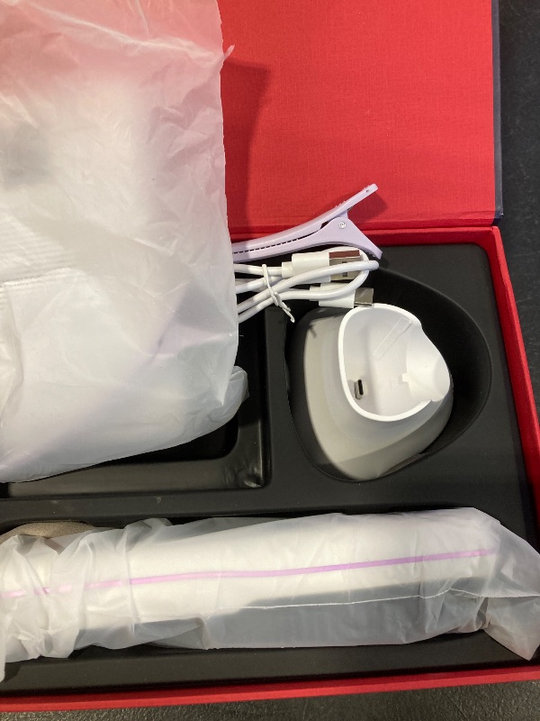 Photo 1 of Go Brush Pro Hair Straightener – Cordless Comb with Negative Ion, 7400mAh Fast Heating & Portable Travel Design, Rechargeable Brush for Straightening and Curling (White-1Pcs)