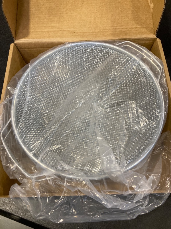 Photo 1 of 2PCS Soil Sifter for Gardening, Rock Sifter for 5gallon Bucket, Dirt Sifter Compost Sifter, Sifter for Gravel Sawdust Vermicompost, 3mm, 6mm Soil Sifter with Handle