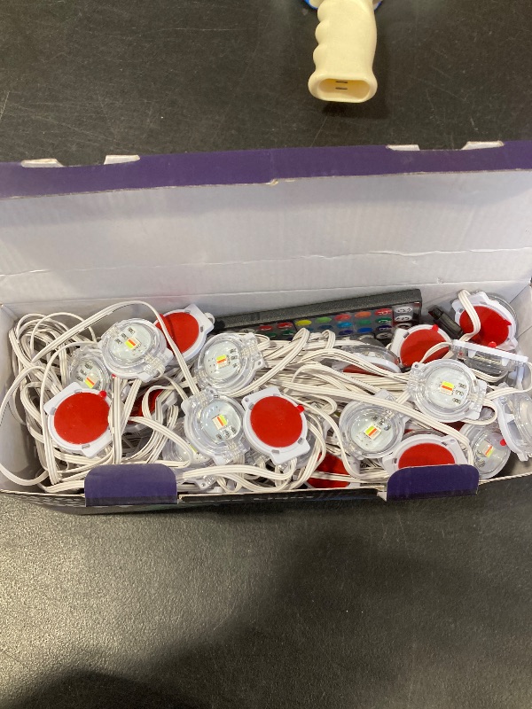 Photo 1 of 150FT Permanent Outdoor RGB Lights - Waterproof Smart LED Eaves Lights with App/Remote Control, Music Sync & DIY Scenes, Perfect for Christmas, Halloween, Parties & Daily Decor, Ideal for House Roof