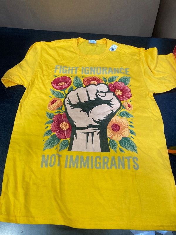 Photo 1 of MEDIUM-Fight Ignorance Not Immigrants T-Shirt