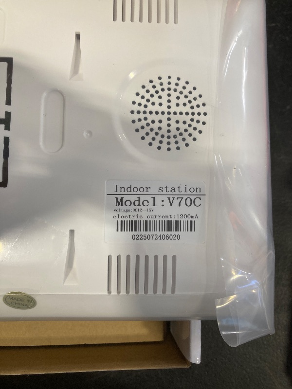 Photo 1 of AMOCAM Wired Video Intercom Doorbell System 7 Inches LCD Monitor Video Door Phone Kits Support Monitoring,Unlock,Dual-Way Door Intercom for Villa Apartment Home Security Systems Indoor Outdoor