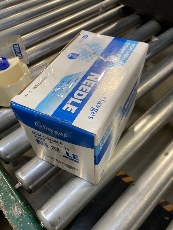 Photo 1 of 100 Pack Disposable 3ml/cc Lab Syringes with 23Ga 1 Inch Needle Luer Lock, Individually Sealed Packed