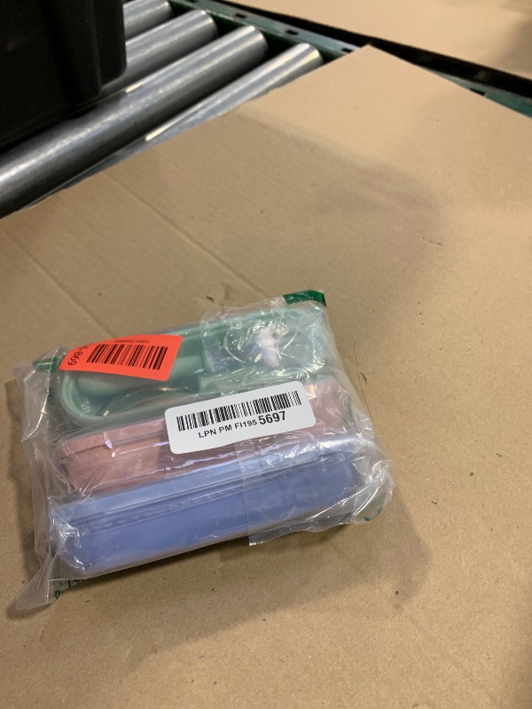 Photo 1 of 9 Pieces Toddler Utensils Stainless Steel Fork and Spoon Safe Baby Silverware Set, Kid Safe Utensils Children's Flatware Kids Cutlery Set with Round Handle for LunchBox (Blue, Green, Pink)