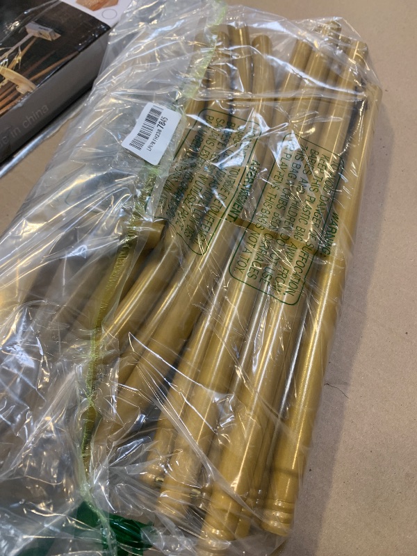 Photo 1 of 6.6 ft Arch Backdrop Stand, Metal Wedding Arch Stands for Party, Birthday, Wedding, Bridal Shower, Baby Shower Gold