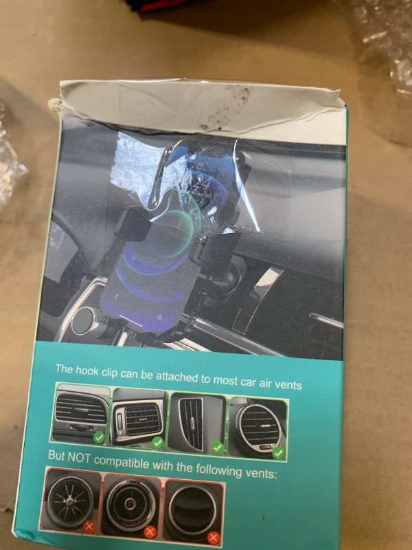 Photo 1 of [2025 New] Car Vent Phone Mount, [Upgrade Hook Clip Never Shake] Adjustable 360 Rotation Vent Clip Car Phone Holder Mount, Big Phone & Thick Case Friendly Fit for All iPhone, Samsung & Cell Phone