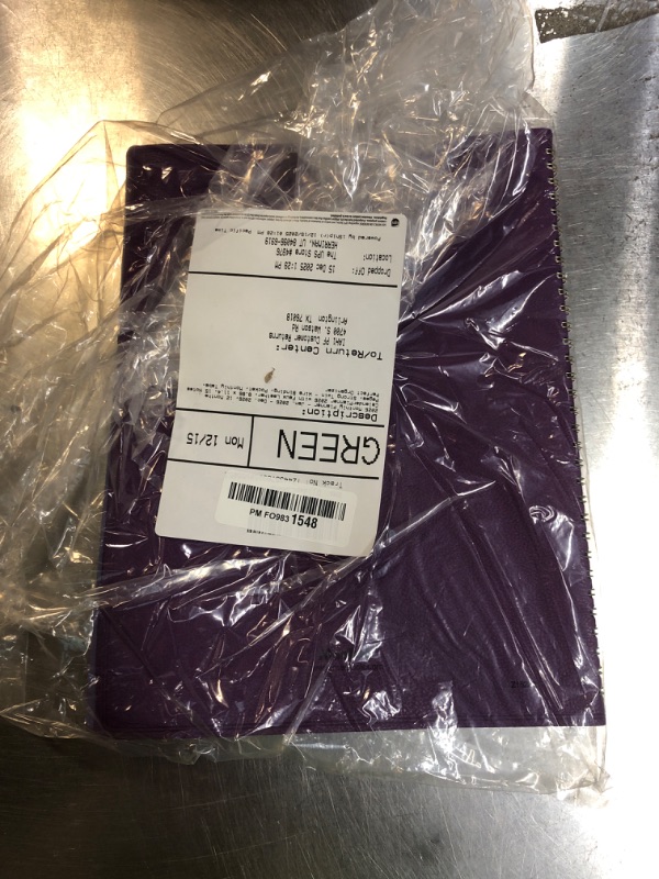 Photo 1 of 2026 Monthly Planner - Jan. 2026 - Dec. 2026, 12 Months Calendar/Planner 2026 with Faux Leather, 8.86" x 11.4", 15 Notes Pages, Strong Twin - Wire Binding, Pocket, Monthly Tabs, Perfect Organizer