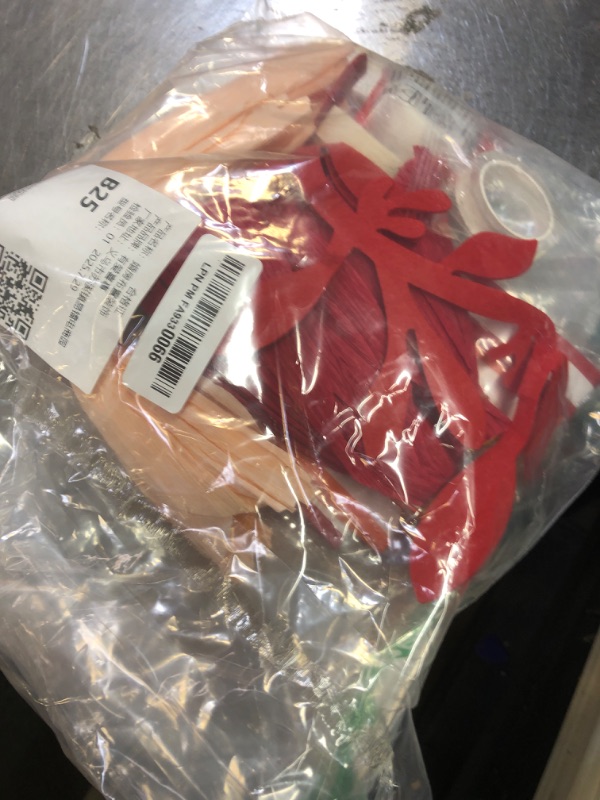 Photo 1 of **INCOMPLETE, SEE NOTES** HannaFires Chinese 31.5Inch Double Happiness Wedding Decorations and 3D Paper Flower Wall Décor Set - Bedroom and Living Room, Bridal Room Background, Traditional Style Gift.