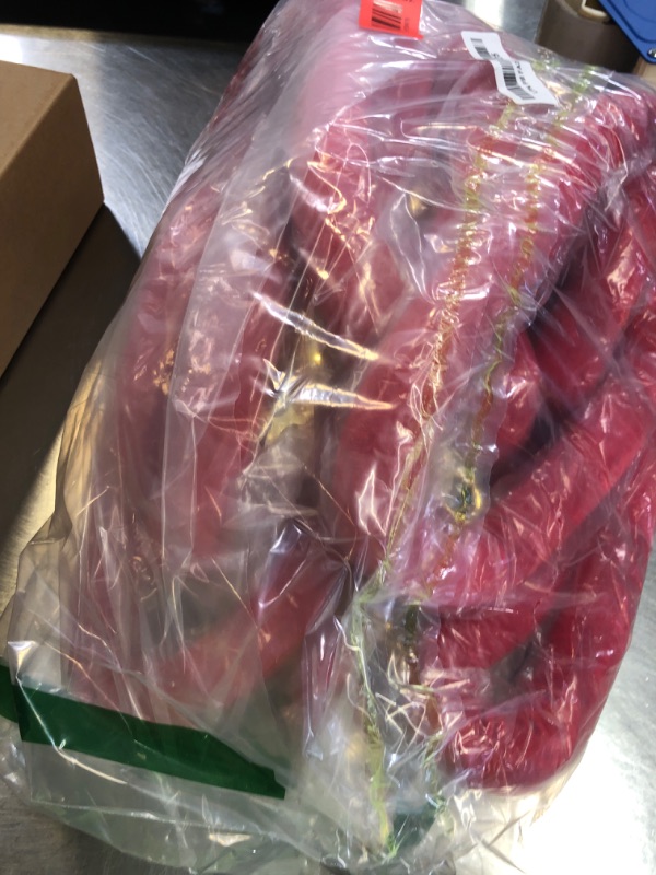 Photo 1 of Nuogo 6 Pcs Velvet Stanchion Rope Red Carpet Party Decorations 5ft Crowd Control Velvet Ropes Safety Barrier with Gold Hook for Event Movie Theaters Grand Opening Hotel Christmas Party Supplies